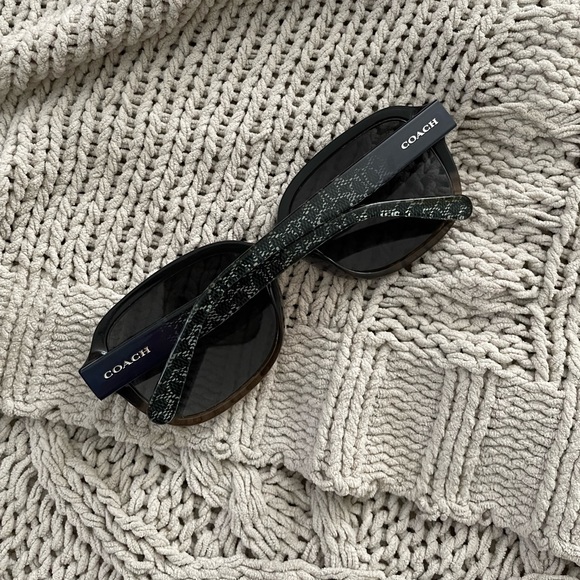 Coach Navy Sand Sunglasses - Picture 2 of 7
